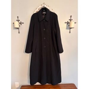 Pierrette Coat Women 10 Black Pure Cashmere Saks Fifth Avenue Switzerland